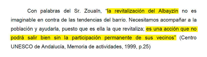 Declaraciones de George S. Zouaïn, Director Adjunto del Centro de Patrimonio Mundial recogidas en 1999