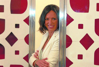 Rocío Díaz, en la Oficina de Turismo de la Plaza del Carmen. GH 2014