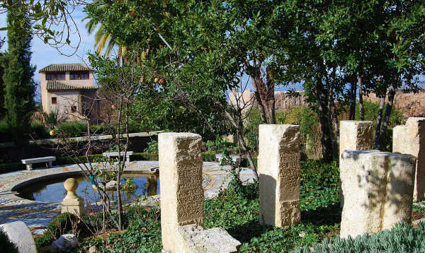 Jardines del Carmen del Aljibe del Rey actual sede de la Fundación de Emasagra (Foto de Itinere blog)