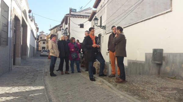 Visita de los concejales socialistas a San Juan de los Reyes. Foto: aG