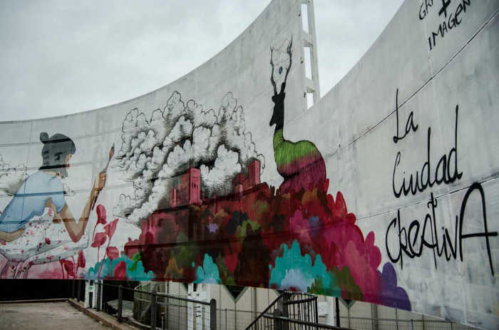 Mural gafritti 2015 Granada