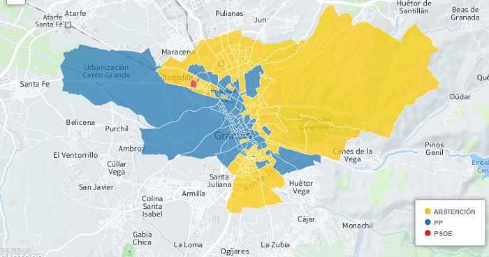 resultados electorales Granada 2011 GiM