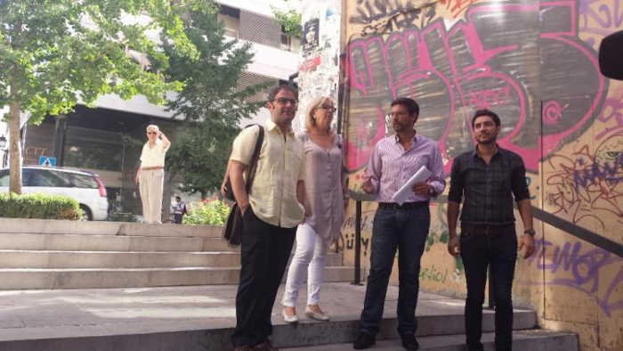 Concejales del PSOE visitan la zona de Almona del Boquerón.