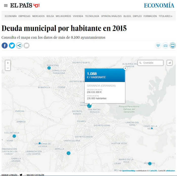 deuda municipal Granada 2015