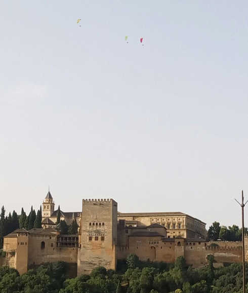 paramotores sobre Alhambra y Albayzin 20160730 ID